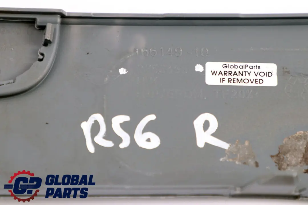 Front Bumper Trim Panel Right O/S Sparkling Silver A60 to Mini Cooper R55 R56 with Part number 0430224 Mini Cooper R55 R56 Front Bumper Trim Panel Right O/S Sparkling Silver A60 - SKU 0430224-SS - Part number 0430224