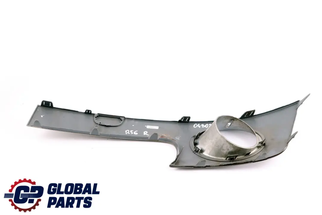 Mini Cooper R55 R56 Front Bumper Trim Panel Right O/S Sparkling Silver A60 - SKU 0430224-SS - Part number 0430224