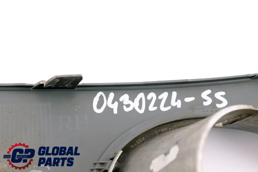 Front Bumper Trim Panel Right O/S Sparkling Silver A60 to Mini Cooper R55 R56 with Part number 0430224 Mini Cooper R55 R56 Front Bumper Trim Panel Right O/S Sparkling Silver A60 - SKU 0430224-SS - Part number 0430224