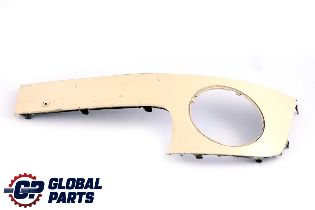Mini Cooper One R55 R56 R57 Paraurti Anteriore Lastra Decorativa SX Pepe Bianco - SKU 0430225-PW - Numero di parte 0430225