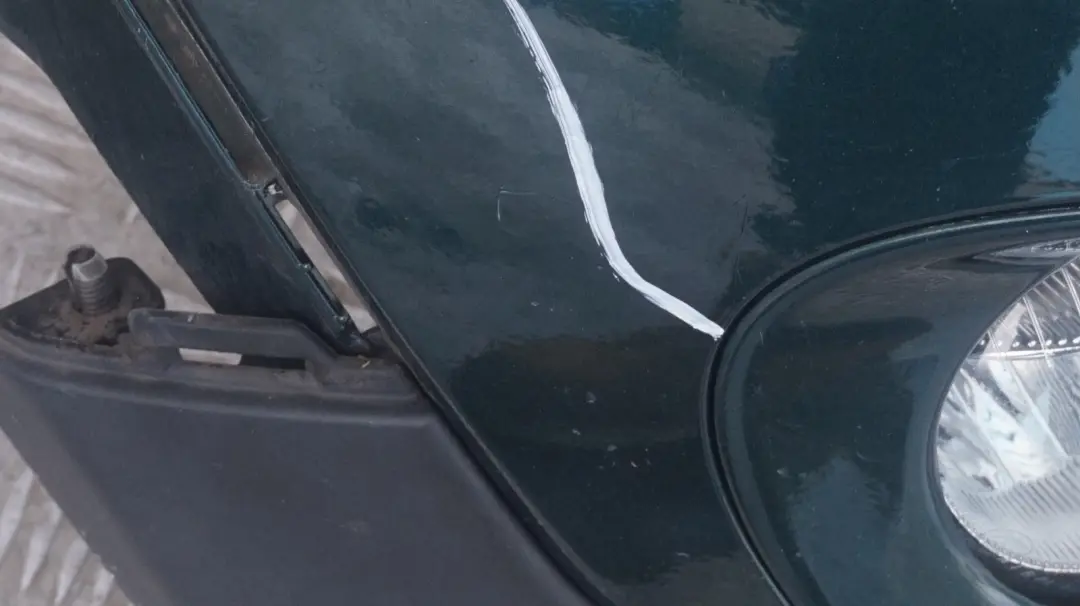 Complete Front Bumper Trim Panel British Racing Green to BMW Mini Cooper S R55 R56 with Part number 0430242 BMW Mini Cooper S R55 R56 Complete Front Bumper Trim Panel British Racing Green - SKU 0430242-BRG - Part number 0430242