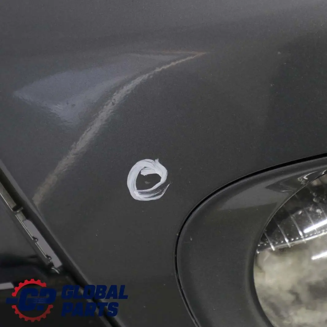 BMW Mini Cooper 6 S R55 R56 R57 Complete Front Bumper Trim Panel Dark Silver - SKU 0430242-DS6 - Part number 0430242