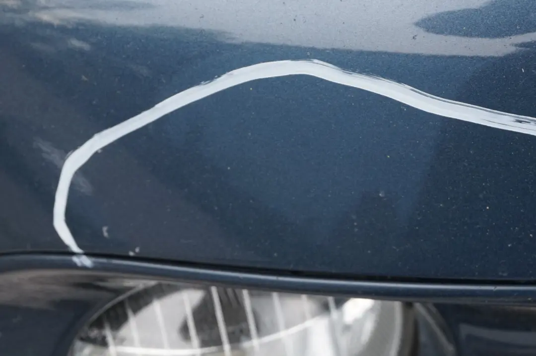 Complete Front Bumper Trim Panel Horizon Blue A93 to BMW Mini Cooper S R55 R56 with Part number 0430242 BMW Mini Cooper S R55 R56 Complete Front Bumper Trim Panel Horizon Blue A93 - SKU 0430242-HB - Part number 0430242