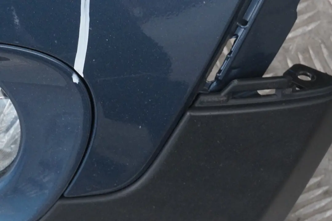 Complete Front Bumper Trim Panel Horizon Blue A93 to BMW Mini Cooper S R55 R56 with Part number 0430242 BMW Mini Cooper S R55 R56 Complete Front Bumper Trim Panel Horizon Blue A93 - SKU 0430242-HB - Part number 0430242