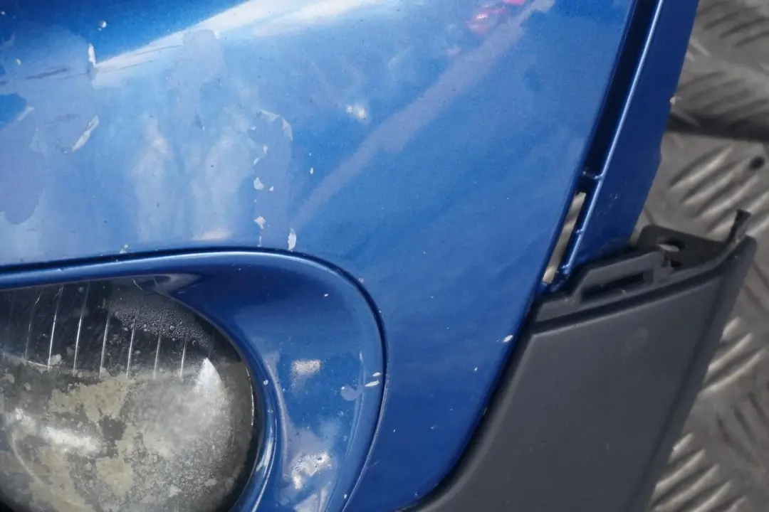 Stossfänger Vorn Lightning Blue Blau - A63 für BMW Mini R55 R56 R57 Cooper S mit Teilenummer 0430242 BMW Mini R55 R56 R57 Cooper S Stossfänger Vorn Lightning Blue Blau - A63 - SKU 0430242-LB1 - Teilenummer 0430242