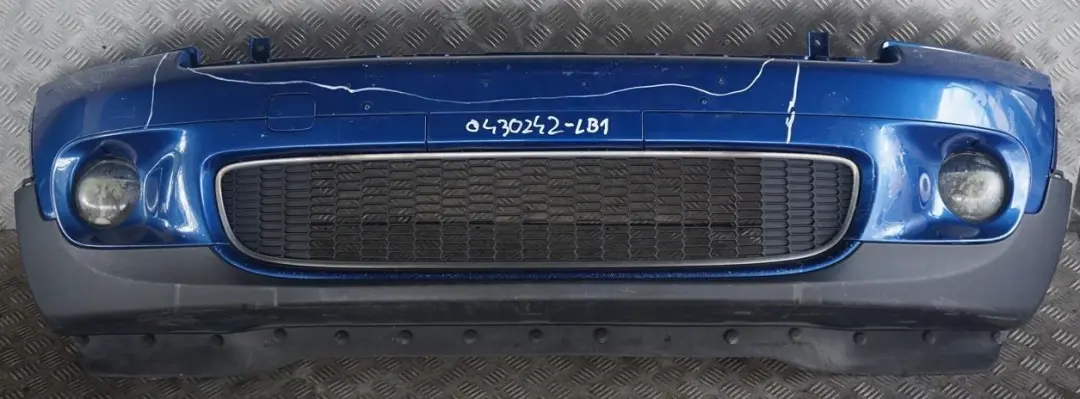 Complete Front Bumper Trim Panel Lightning Blue to BMW Mini Cooper S R55 R56 R57 with Part number 0430242 BMW Mini Cooper S R55 R56 R57 Complete Front Bumper Trim Panel Lightning Blue - SKU 0430242-LB1 - Part number 0430242