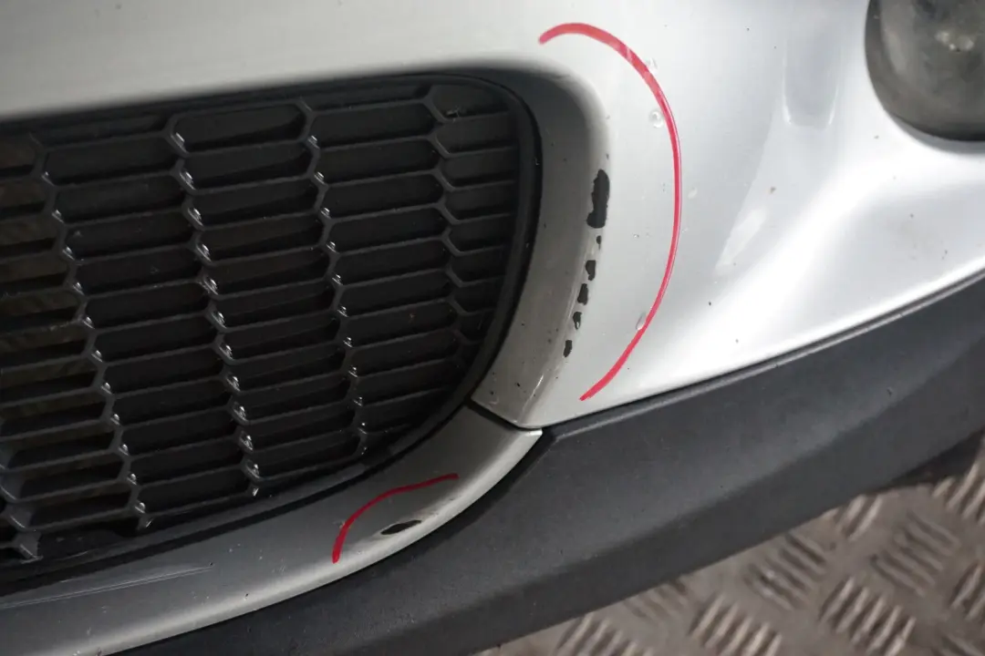 Stossfänger Vorn Pure Silver Silber - 900 für BMW Mini R55 R56 R57 Cooper S mit Teilenummer 0430242 BMW Mini R55 R56 R57 Cooper S Stossfänger Vorn Pure Silver Silber - 900 - SKU 0430242-PS1 - Teilenummer 0430242