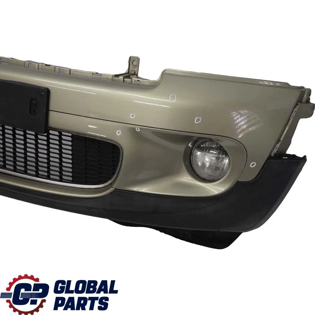 Complete Front Bumper Trim Panel Sparkling Silver to Mini Cooper S R55 R56 with Part number 0430242 Mini Cooper S R55 R56 Complete Front Bumper Trim Panel Sparkling Silver - SKU 0430242-SS3 - Part number 0430242