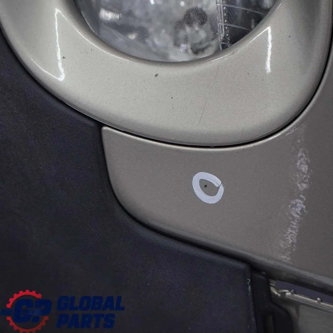 Complete Front Bumper Trim Panel Sparkling Silver to Mini Cooper S R55 R56 with Part number 0430242 Mini Cooper S R55 R56 Complete Front Bumper Trim Panel Sparkling Silver - SKU 0430242-SS3 - Part number 0430242