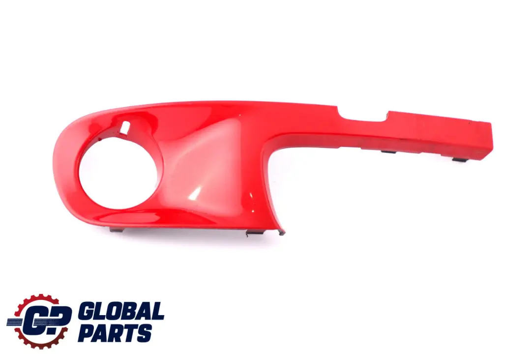 Embellecedor parachoques delantero derecho para Mini Cooper S R55 R56 R57 con número de pieza 2751564 Mini Cooper S R55 R56 R57 Embellecedor parachoques delantero derecho - SKU 0430244-CHRED - Número de pieza 2751564