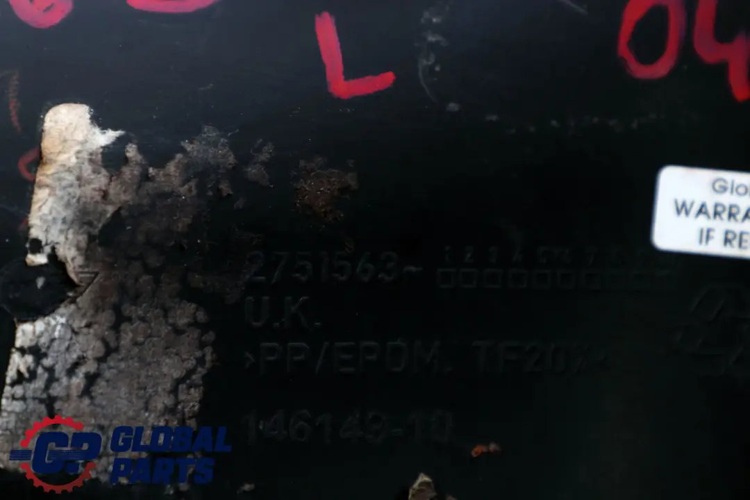 Osłona listwa halogenu lewa 2751563 do MINI S R56 o numerze 0430245 MINI S R56 Osłona listwa halogenu lewa 2751563 - SKU 0430245-ASB1 - Numer Części 0430245