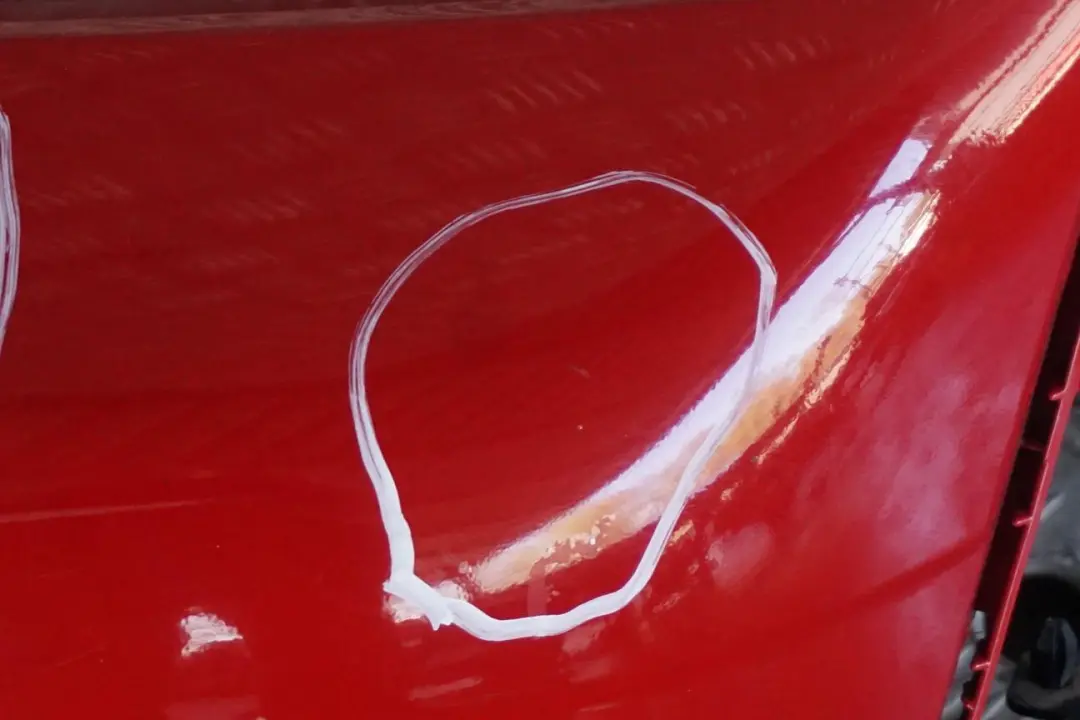 BMW Mini Cooper One 2 R56 R57 Rear Bumper Trim Panel Chili Red - 851 - SKU 0430247-CHRED2 - Part number 0430247