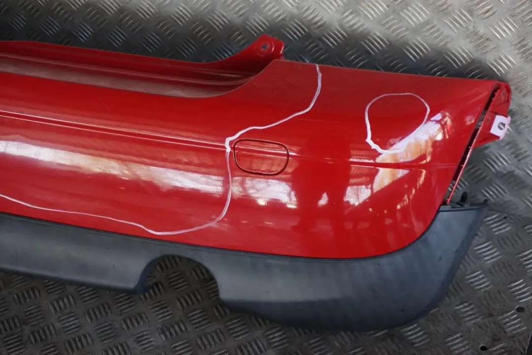 BMW Mini Cooper One 2 R56 R57 Rear Bumper Trim Panel Chili Red - 851 - SKU 0430247-CHRED2 - Part number 0430247