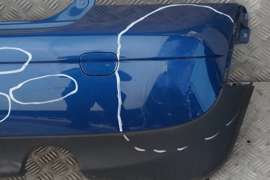 Panel Rear Bumper Lightning Blue Metallic - A63 to BMW Mini Cooper One 3 R56 R57 with Part number 430247 BMW Mini Cooper One 3 R56 R57 Panel Rear Bumper Lightning Blue Metallic - A63 - SKU 0430247-LB3 - Part number 430247