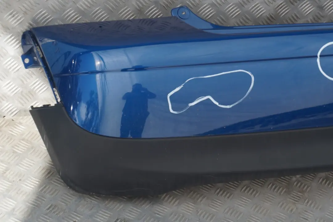 BMW Mini Cooper One 3 R56 R57 Panel Rear Bumper Lightning Blue Metallic - A63 - SKU 0430247-LB3 - Part number 430247