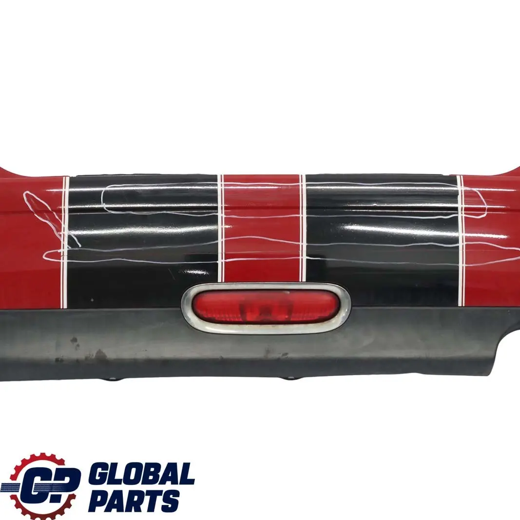 BMW Mini Cooper 5 R56 R57 Stossfänger Hinten Chili Red Rot - 851 - SKU 0430249-CHRED5 - Teilenummer 0430249