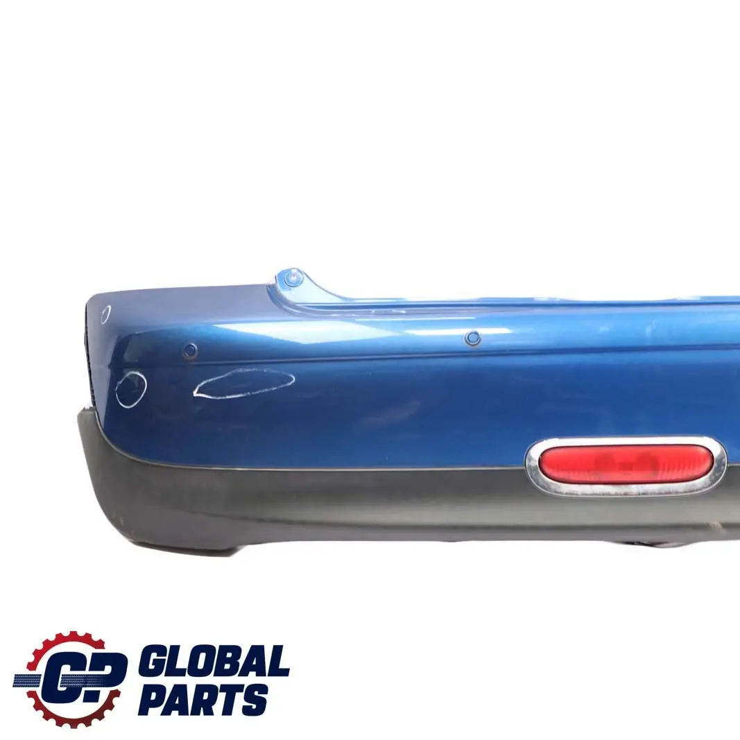 Panel Rear Bumper PDC Lightning Blue Metallic - A63 to Mini Cooper One R56 R57 with Part number 0430249 Mini Cooper One R56 R57 Panel Rear Bumper PDC Lightning Blue Metallic - A63 - SKU 0430249-LB4 - Part number 0430249