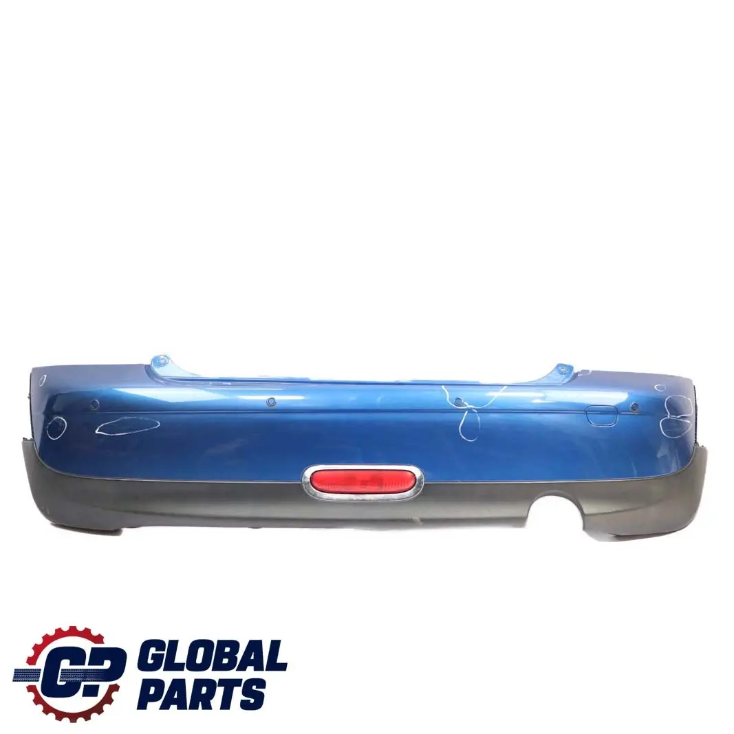 Panel Rear Bumper PDC Lightning Blue Metallic - A63 to Mini Cooper One R56 R57 with Part number 0430249 Mini Cooper One R56 R57 Panel Rear Bumper PDC Lightning Blue Metallic - A63 - SKU 0430249-LB4 - Part number 0430249