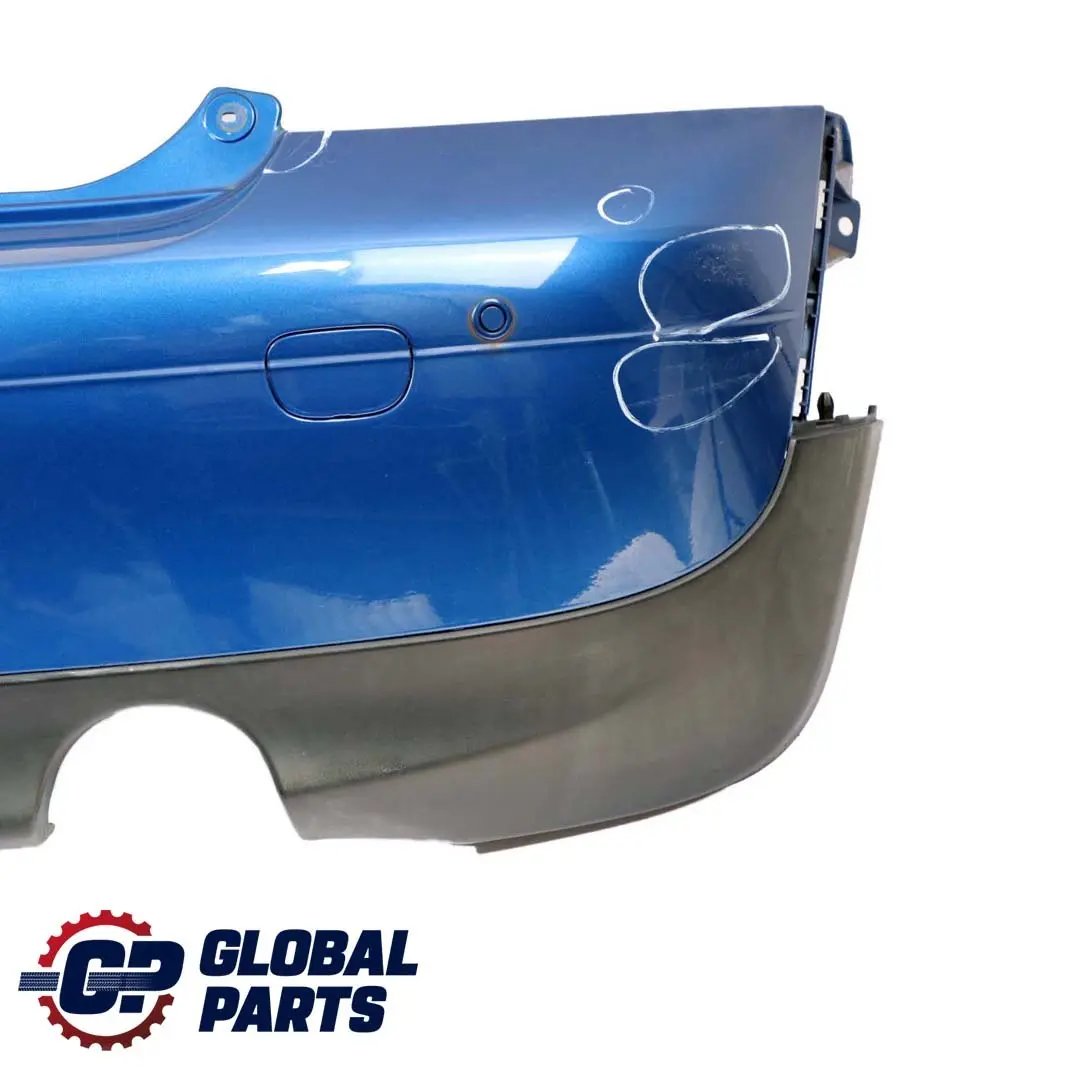 Panel Rear Bumper PDC Lightning Blue Metallic - A63 to Mini Cooper One R56 R57 with Part number 0430249 Mini Cooper One R56 R57 Panel Rear Bumper PDC Lightning Blue Metallic - A63 - SKU 0430249-LB4 - Part number 0430249