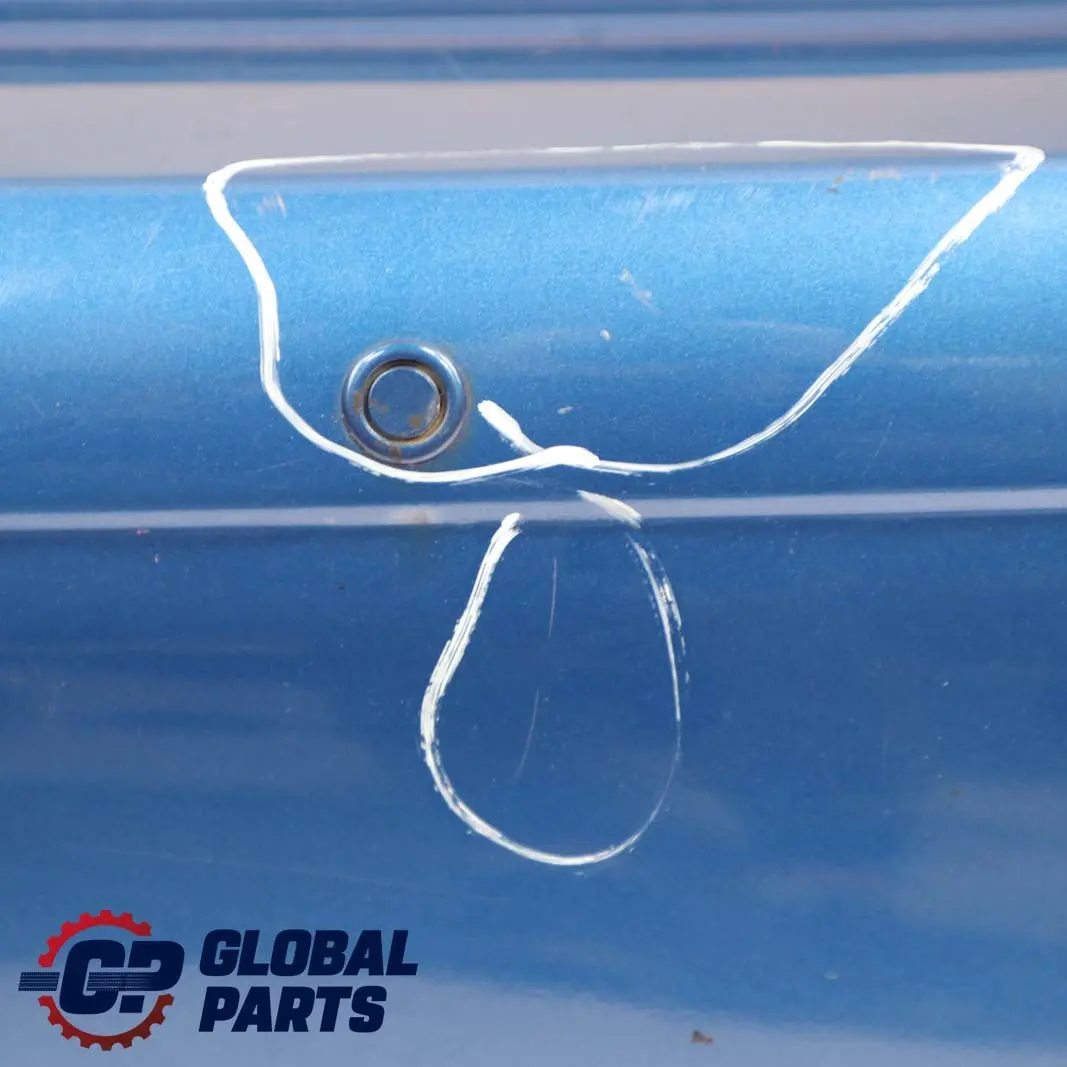 Panel Rear Bumper PDC Lightning Blue Metallic - A63 to Mini Cooper One R56 R57 with Part number 0430249 Mini Cooper One R56 R57 Panel Rear Bumper PDC Lightning Blue Metallic - A63 - SKU 0430249-LB4 - Part number 0430249
