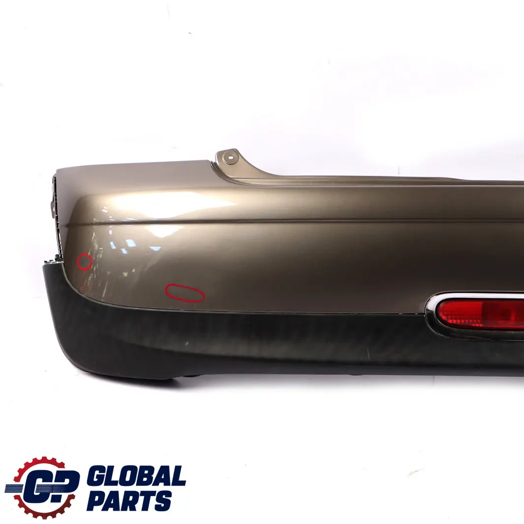 Mini Cooper One 3 R56 R57 Rear Bumper Sparkling Silver Metallic - A60 - SKU 0430249-SS3 - Part number 0430249