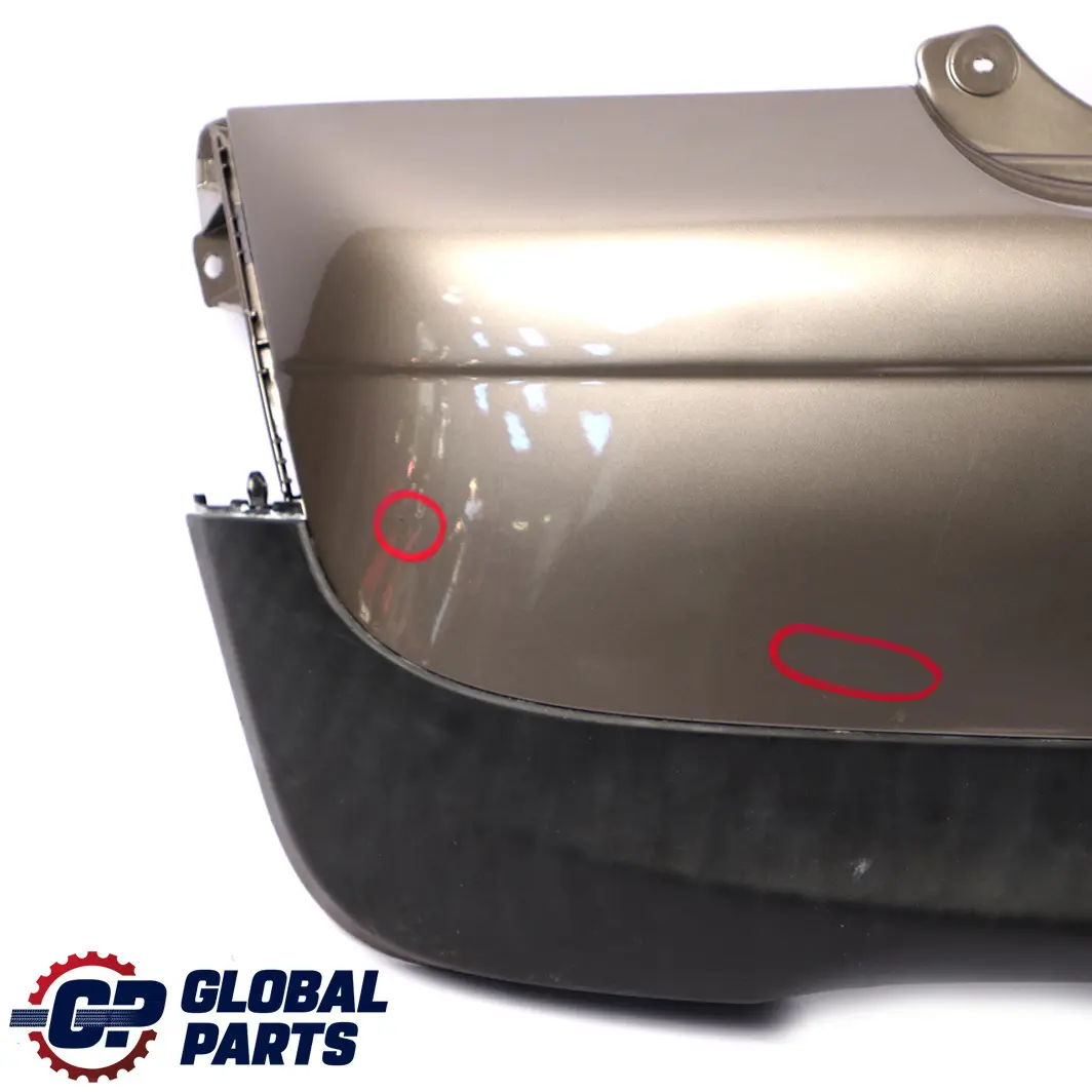 Mini Cooper One 3 R56 R57 Rear Bumper Sparkling Silver Metallic - A60 - SKU 0430249-SS3 - Part number 0430249