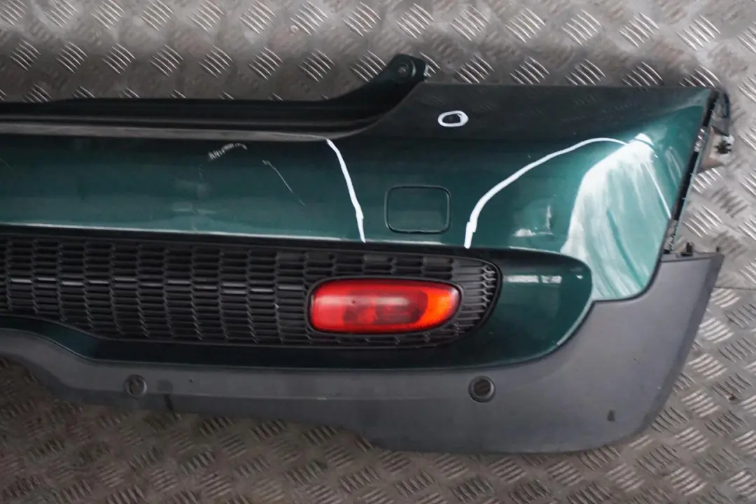 PDC Complete Rear Bumper Panel British Racing Green to BMW Mini Cooper S R56 R57 3 with Part number 0430252 BMW Mini Cooper S R56 R57 3 PDC Complete Rear Bumper Panel British Racing Green - SKU 0430252-BRG3 - Part number 0430252