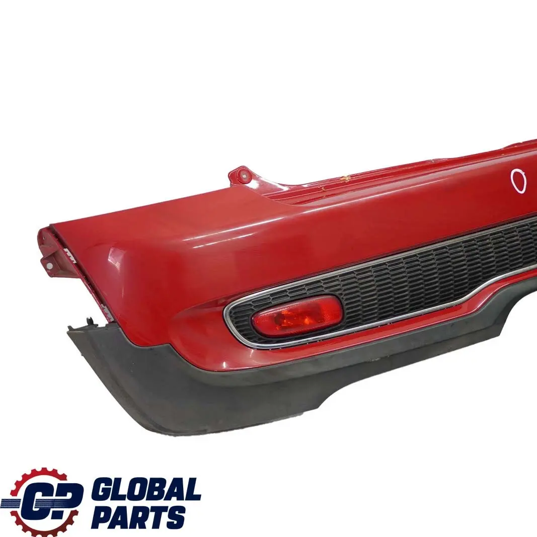 BMW Mini Cooper S R56 R57 Complete Rear Bumper Trim Panel Chili Red - 851 - SKU 0430252-CHRED - Part number 0430252