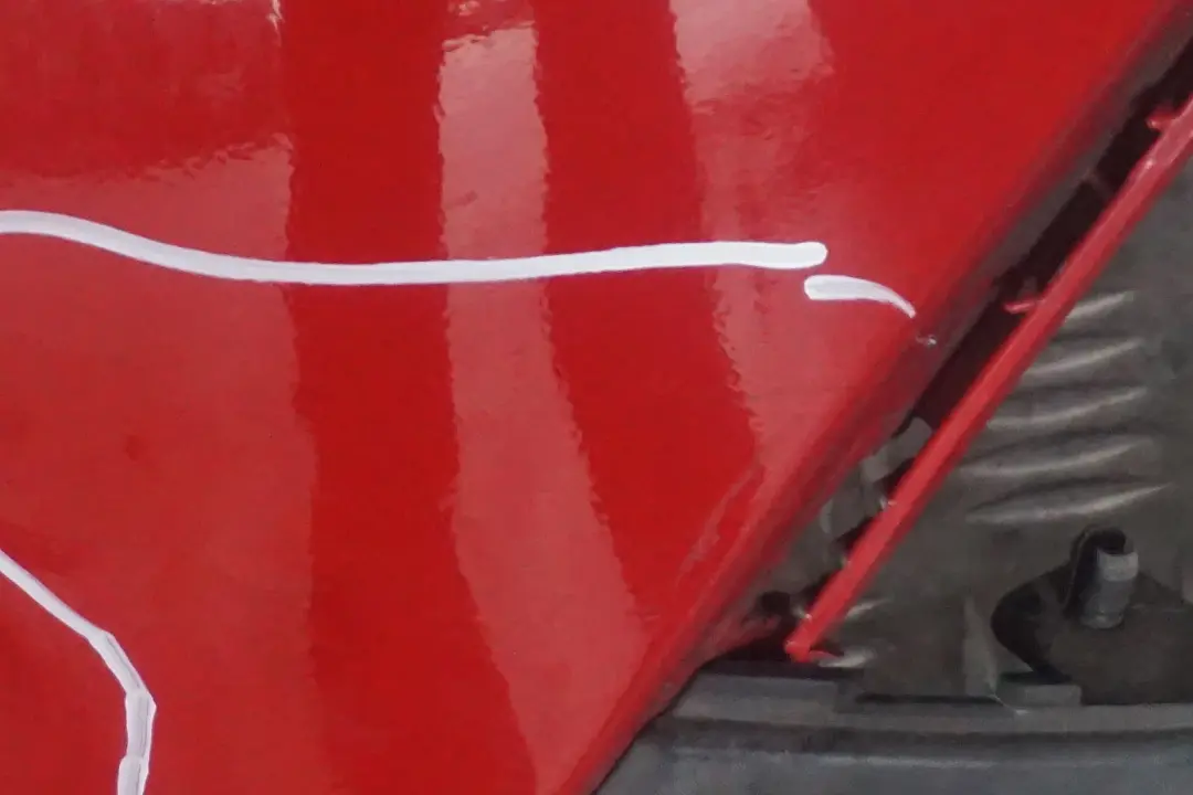 BMW Mini Cooper S R56 R57 6 Complete Rear Bumper Trim Panel Chili Red - 851 - SKU 0430252-CHRED6 - Part number 