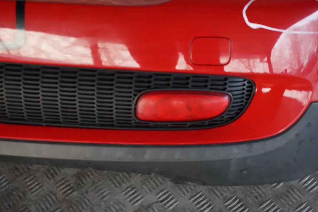 BMW Mini Cooper S R56 R57 7 Complete Rear Bumper Trim Panel Chili Red - 851 - SKU 0430252-CHRED7 - Part number 