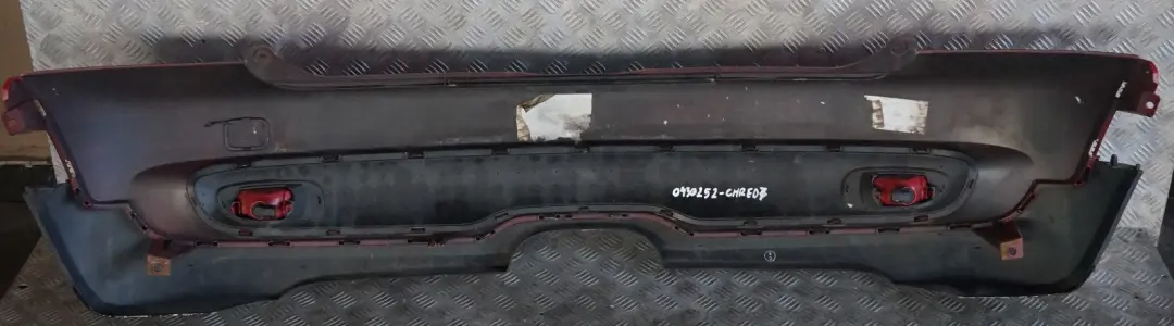 BMW Mini Cooper S R56 R57 7 Complete Rear Bumper Trim Panel Chili Red - 851 - SKU 0430252-CHRED7 - Part number 