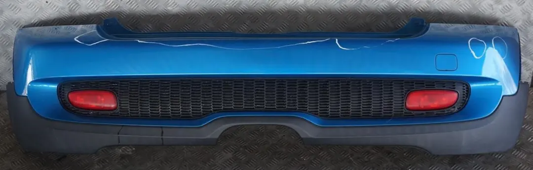 Complete Rear Bumper Trim Panel Laser Blue - A59 to BMW Mini Cooper S 5 R56 R57 with Part number 0430252 BMW Mini Cooper S 5 R56 R57 Complete Rear Bumper Trim Panel Laser Blue - A59 - SKU 0430252-LAB5 - Part number 0430252