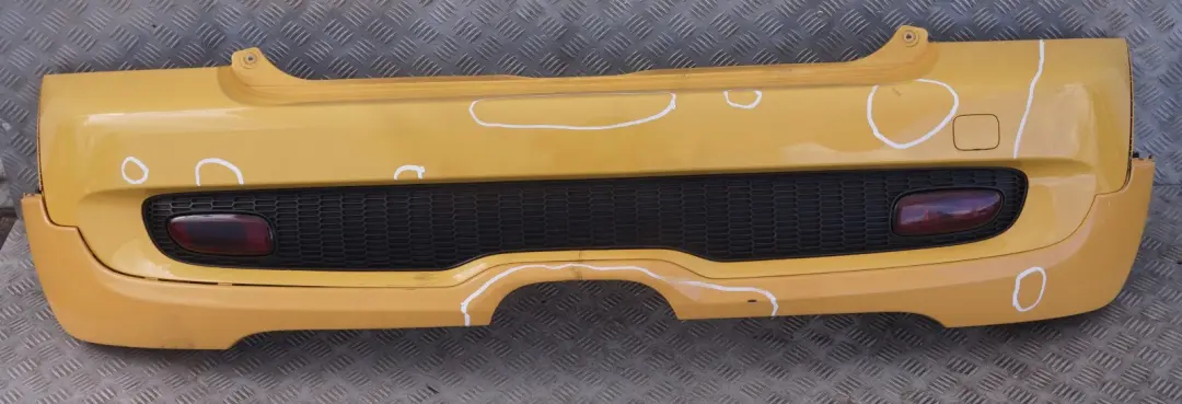 Bumper Trim Panel Mellow Yellow - A58 to BMW MINI Cooper S R56 R57 1 Rear with Part number 0430252 BMW MINI Cooper S R56 R57 1 Rear Bumper Trim Panel Mellow Yellow - A58 - SKU 0430252-MY1 - Part number 0430252