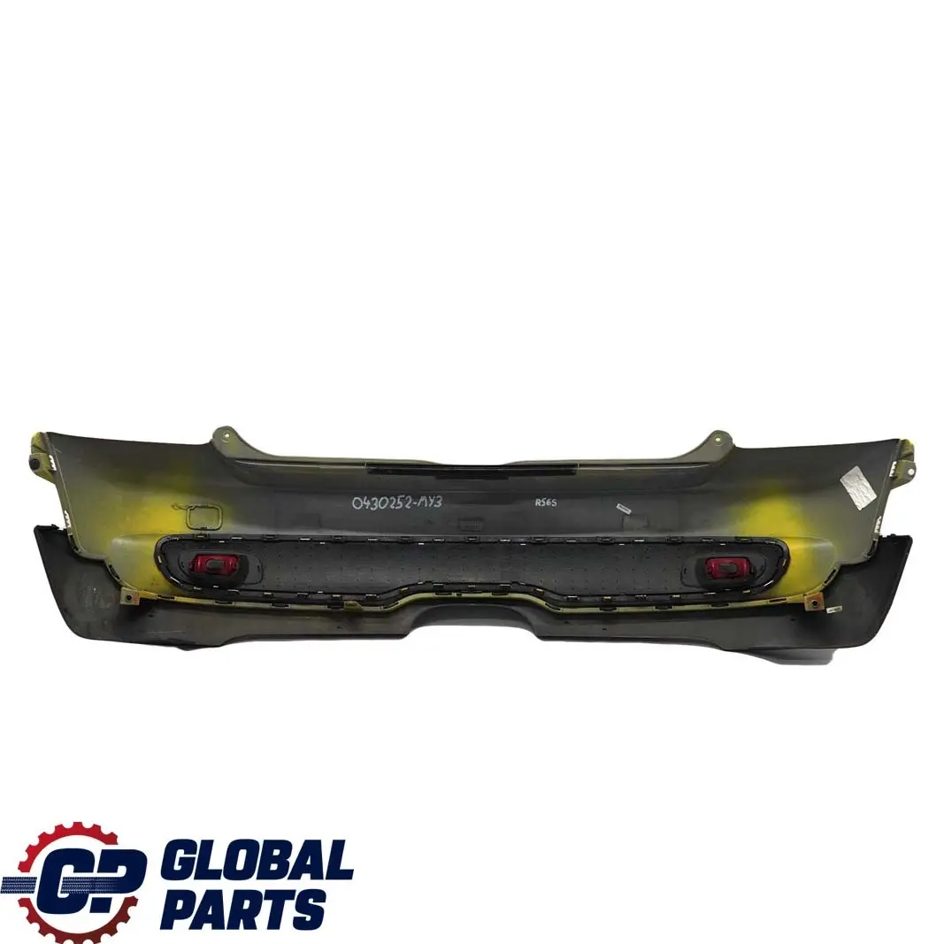 Complete Rear Bumper Trim Panel Mellow Yellow A58 to BMW Mini Cooper S R56 R57 3 with Part number 0430252 BMW Mini Cooper S R56 R57 3 Complete Rear Bumper Trim Panel Mellow Yellow A58 - SKU 0430252-MY3 - Part number 0430252