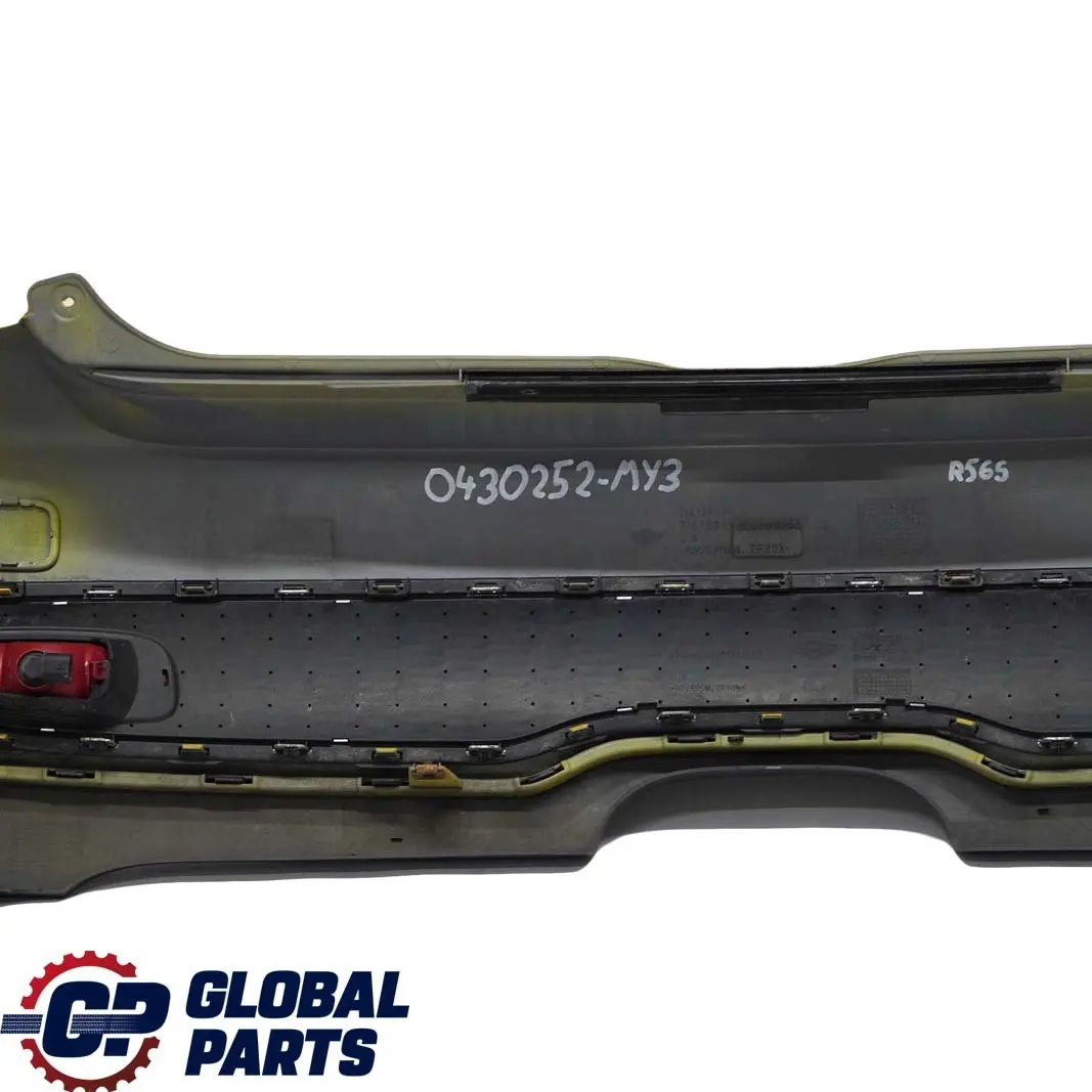 Complete Rear Bumper Trim Panel Mellow Yellow A58 to BMW Mini Cooper S R56 R57 3 with Part number 0430252 BMW Mini Cooper S R56 R57 3 Complete Rear Bumper Trim Panel Mellow Yellow A58 - SKU 0430252-MY3 - Part number 0430252