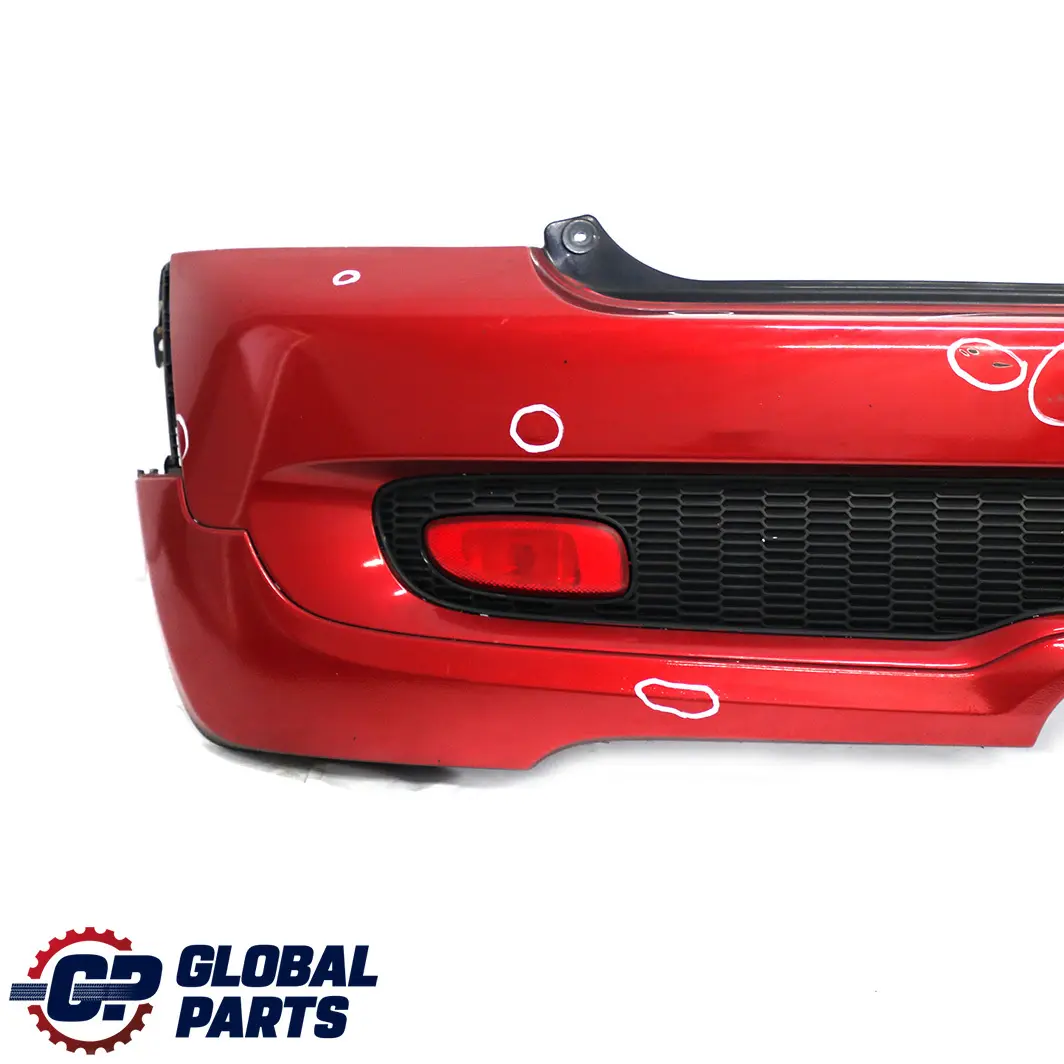 Mini Cooper S R56 R57 Complete Rear Bumper Trim Panel Red Painted - SKU 0430252-RED - Part number 0430252