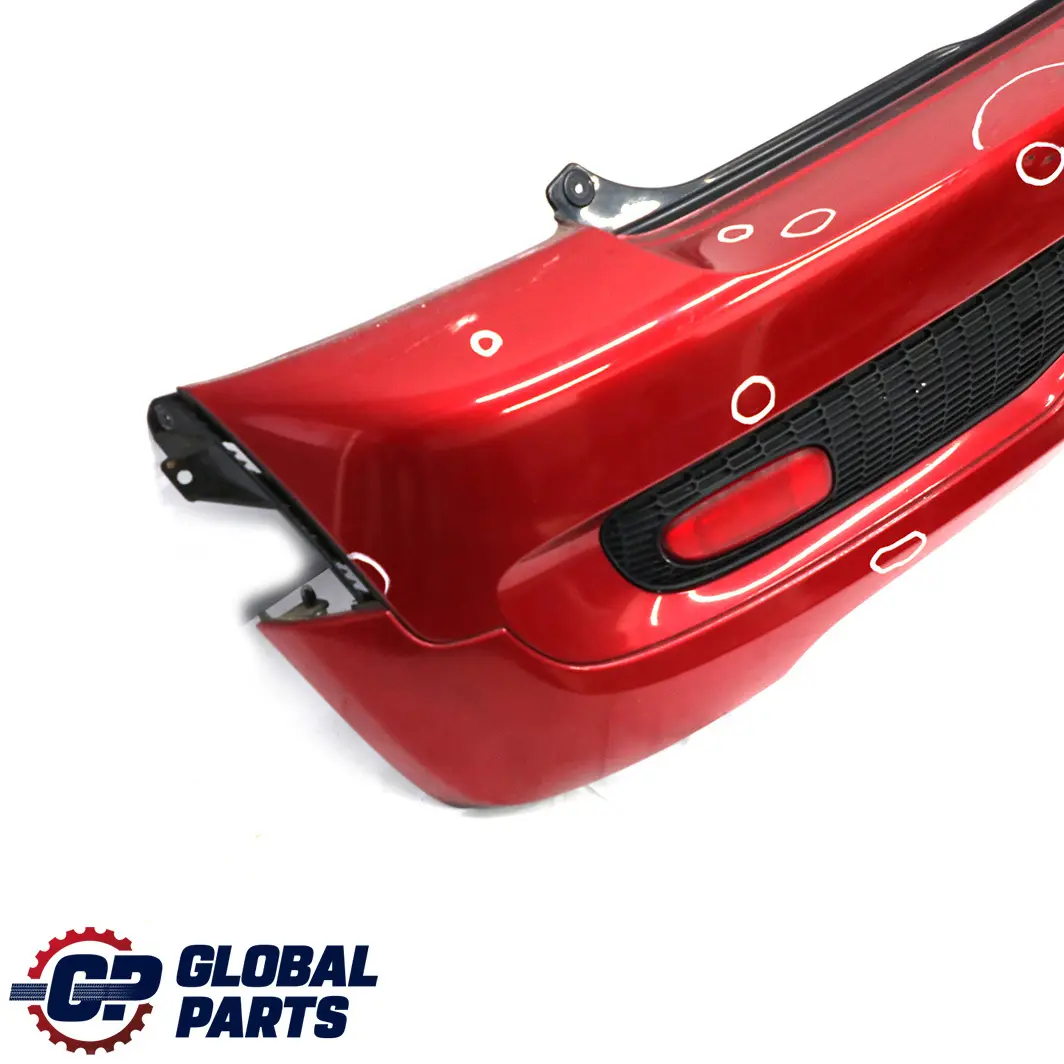 Mini Cooper S R56 R57 Complete Rear Bumper Trim Panel Red Painted - SKU 0430252-RED - Part number 0430252