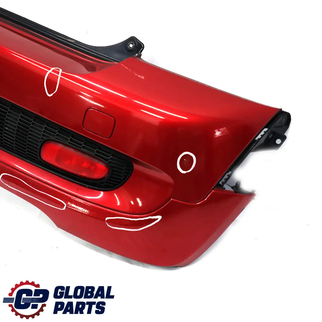 Mini Cooper S R56 R57 Complete Rear Bumper Trim Panel Red Painted - SKU 0430252-RED - Part number 0430252