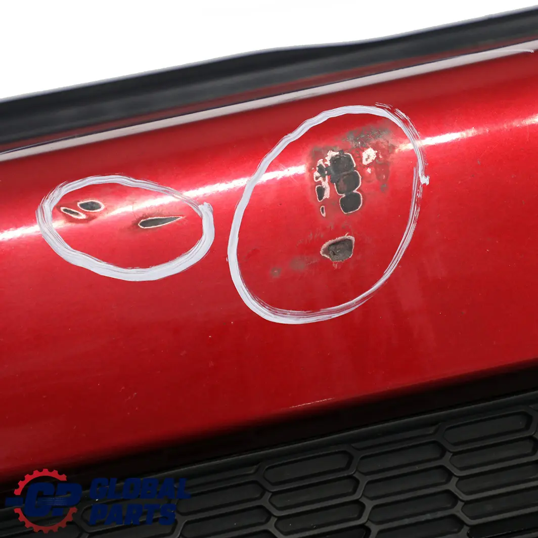 Mini Cooper S R56 R57 Complete Rear Bumper Trim Panel Red Painted - SKU 0430252-RED - Part number 0430252