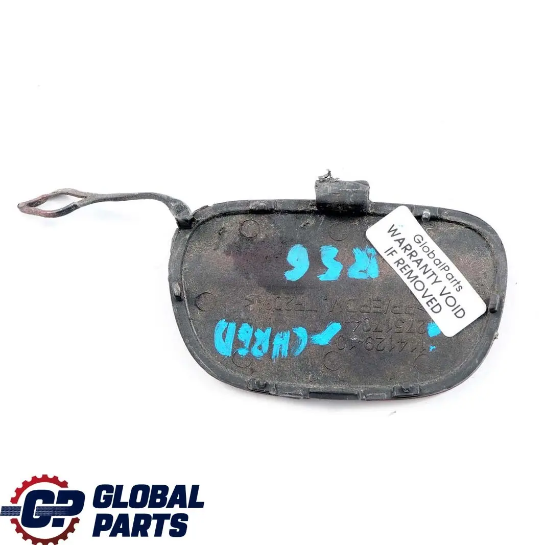Mini R56 R57 Tapa parachoques Remolque Trasero Derecho Chili Rojo 2751704 - SKU 0430257-CHRED - Número de pieza 0430257