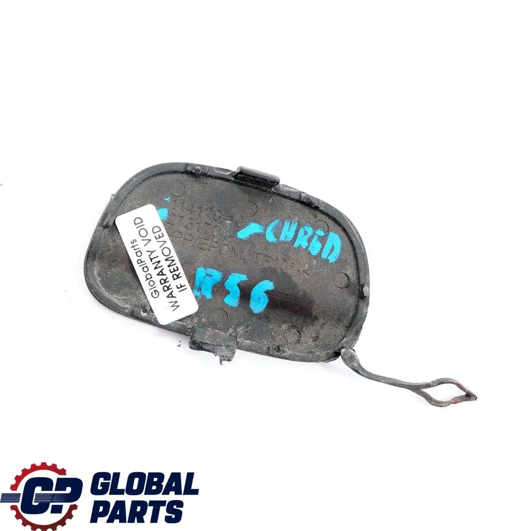 Mini R56 R57 Tapa parachoques Remolque Trasero Derecho Chili Rojo 2751704 - SKU 0430257-CHRED - Número de pieza 0430257