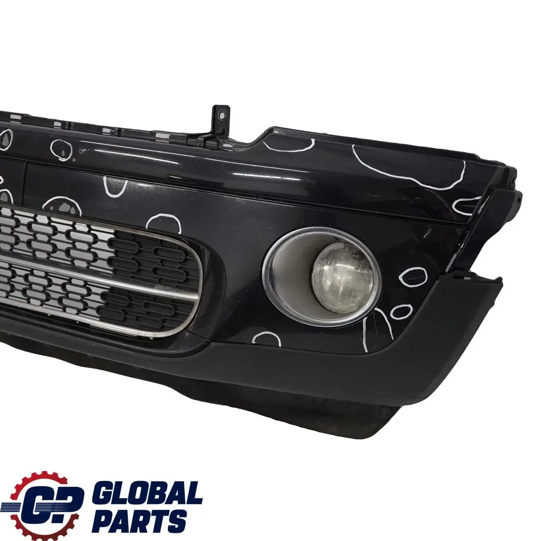 BMW Mini R55 R56 Cooper D Stossfänger Vorn Astro Black Schwarz Metallic - A25 - SKU 0430268-ASB - Teilenummer 0430242
