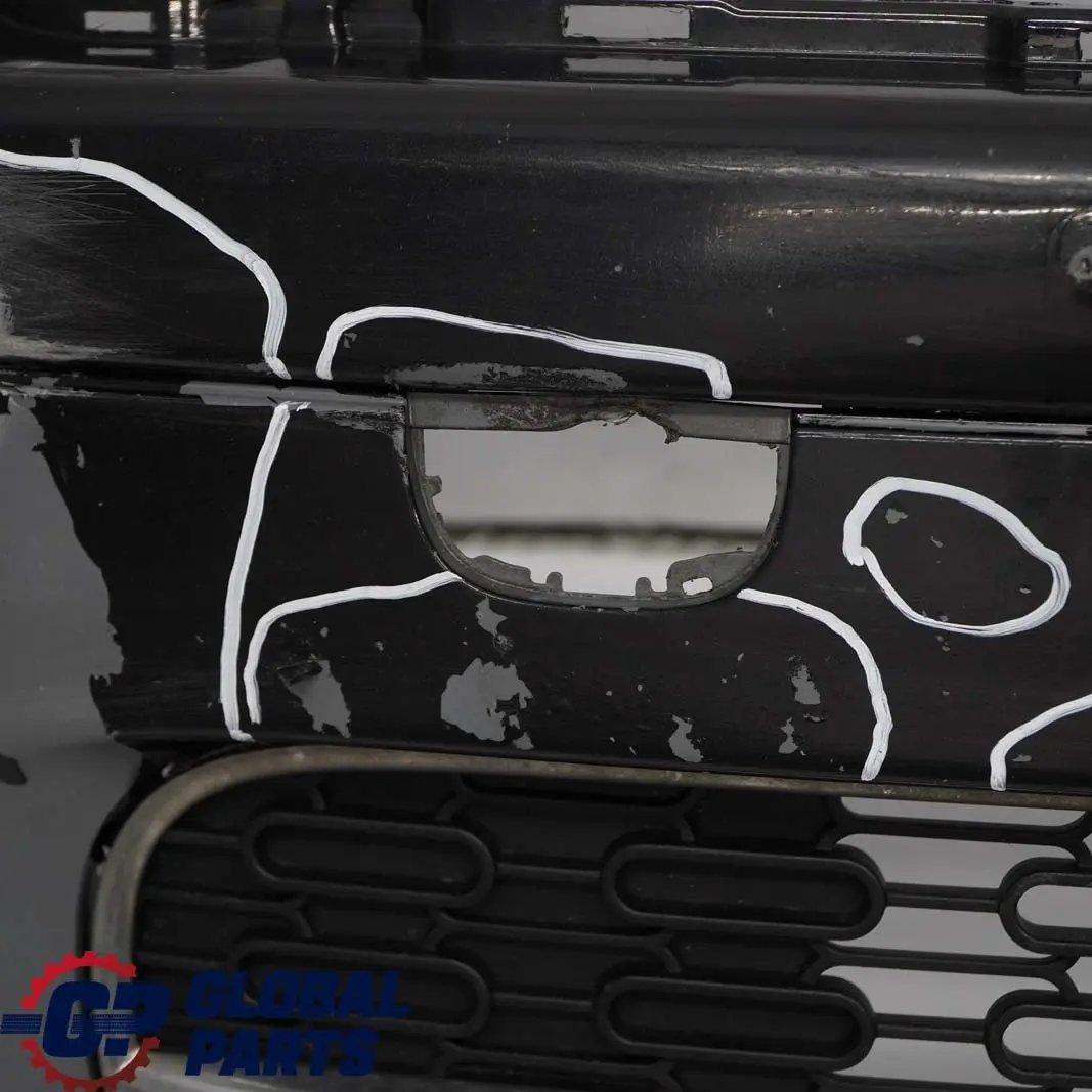 BMW Mini Cooper D R55 R56 Complete Front Bumper Trim Panel Astro Black - A25 - SKU 0430268-ASB - Part number 0430242