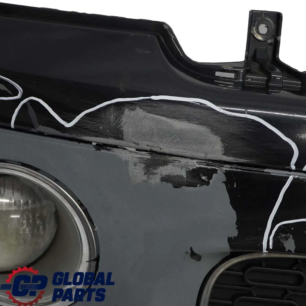 BMW Mini R55 R56 Cooper D Stossfänger Vorn Astro Black Schwarz Metallic - A25 - SKU 0430268-ASB - Teilenummer 0430242
