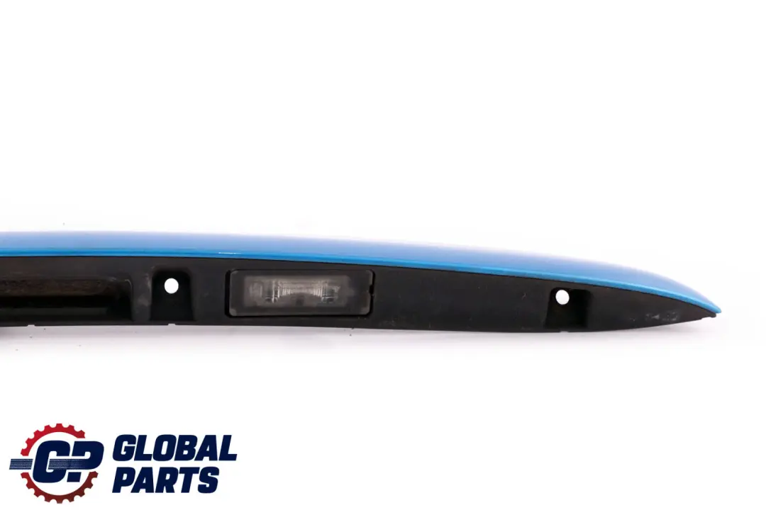 R56N LCI Boot Lid Trunk Grab Handle Laser Blue to Mini Cooper R56 with Part number 7151140 Mini Cooper R56 R56N LCI Boot Lid Trunk Grab Handle Laser Blue - SKU 0430312-LAB - Part number 7151140