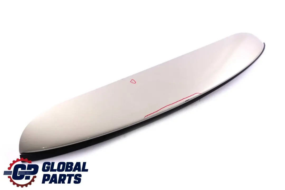 R56N LCI Heckspoiler Sparkling Silver Metallic für BMW Mini Cooper One R56 mit Teilenummer 0430314 BMW Mini Cooper One R56 R56N LCI Heckspoiler Sparkling Silver Metallic - SKU 0430314-SS1 - Teilenummer 0430314