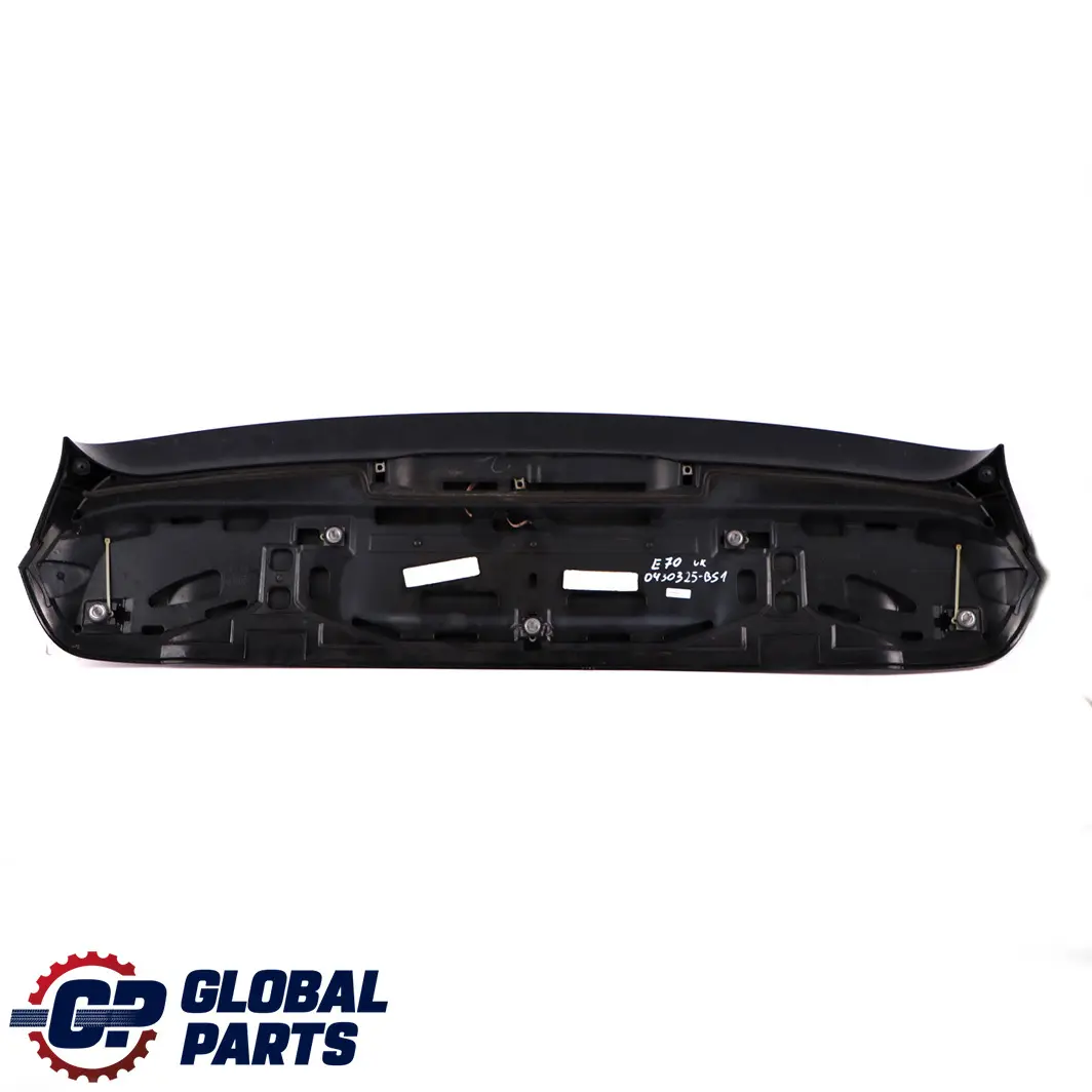 Spoiler Upper Aerial Black Sapphire Metallic - 475 to BMW X5 E70 Rear with Part number 0430325 BMW X5 E70 Rear Spoiler Upper Aerial Black Sapphire Metallic - 475 - SKU 0430325-BS1 - Part number 0430325