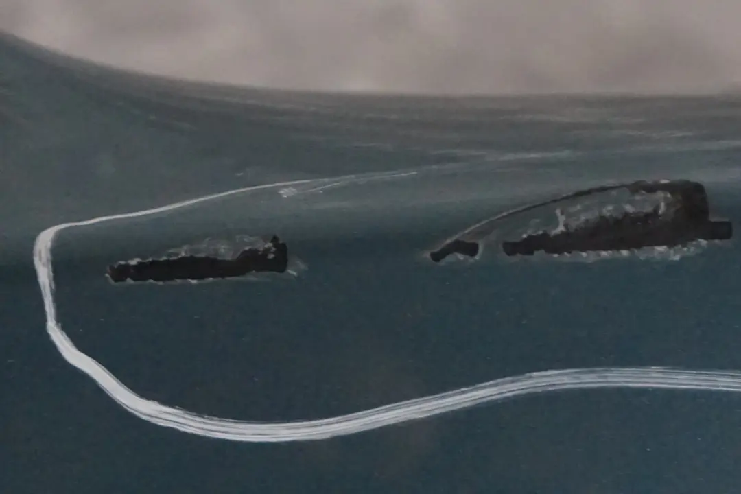 BMW 3 Series E92 E93 M3 Look Complete Rear Bumper PDC Atlantikblau Atlantic Blu - SKU 0433104-ATL - Part number 0433104