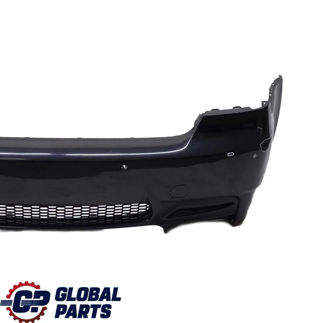 BMW 3 E92 E93 M3 Complete Rear Bumper PDC Jerezschwarz Black Metallic - A73 - SKU 0433104-JEREZ1 - Part number 0433104