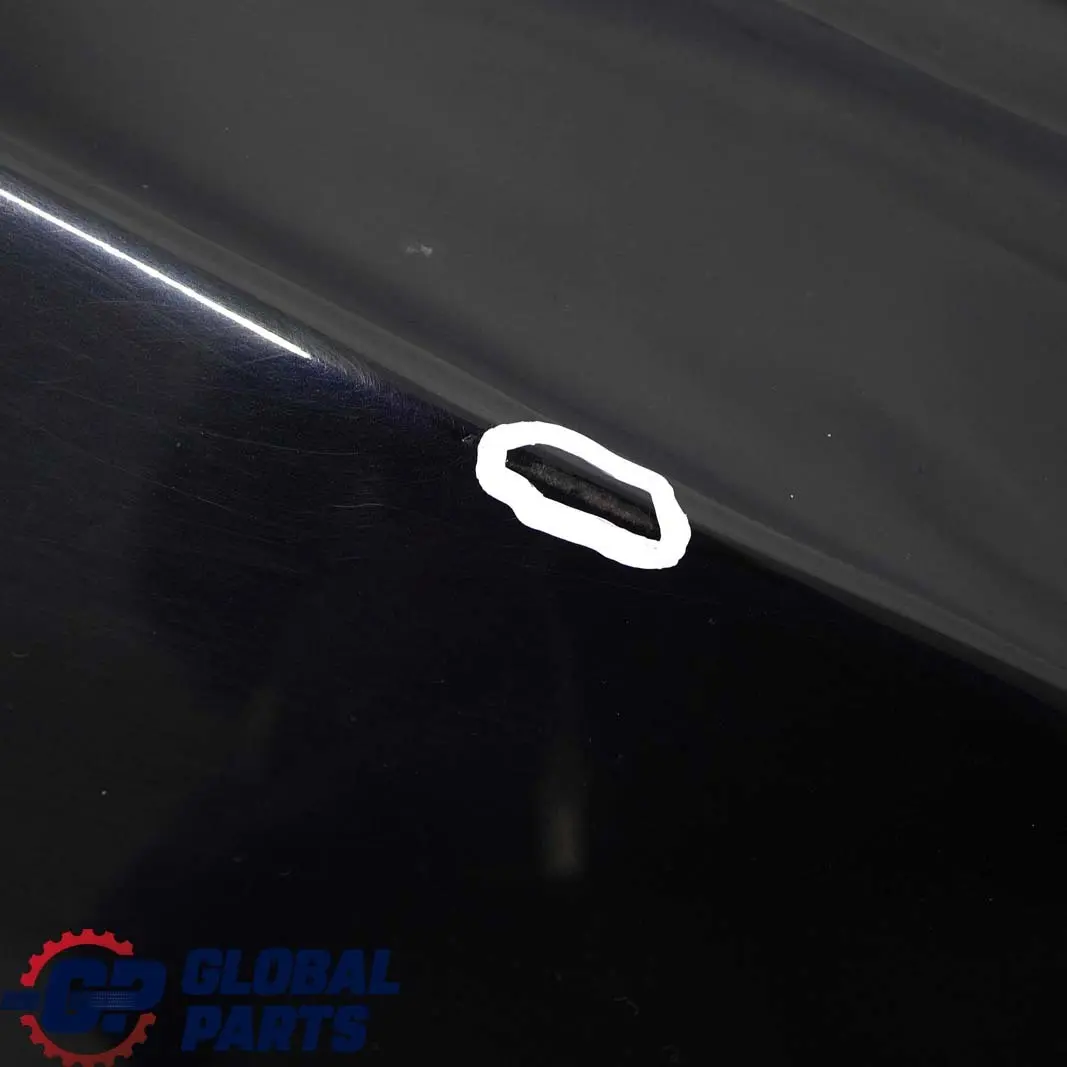 BMW 3 E92 E93 M3 Complete Rear Bumper PDC Jerezschwarz Black Metallic - A73 - SKU 0433104-JEREZ1 - Part number 0433104